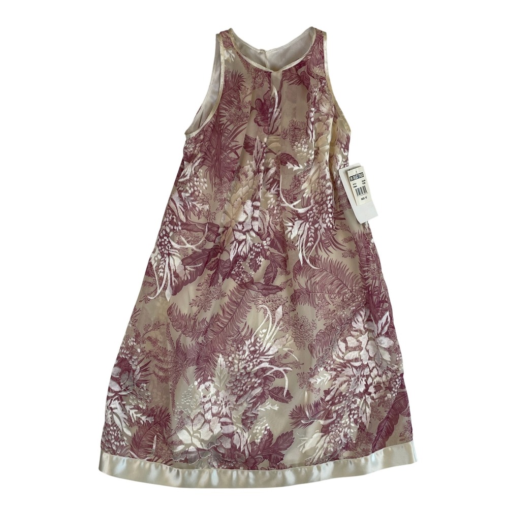 Un Deuxβ Trois Girls Size 12 Sleeveless Floral Print Dress - NWT